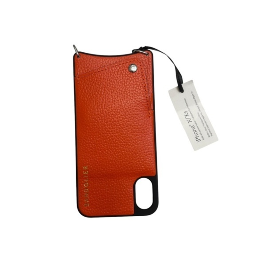 Bandolier iPhone case x/xs orange burnt sienna nwt